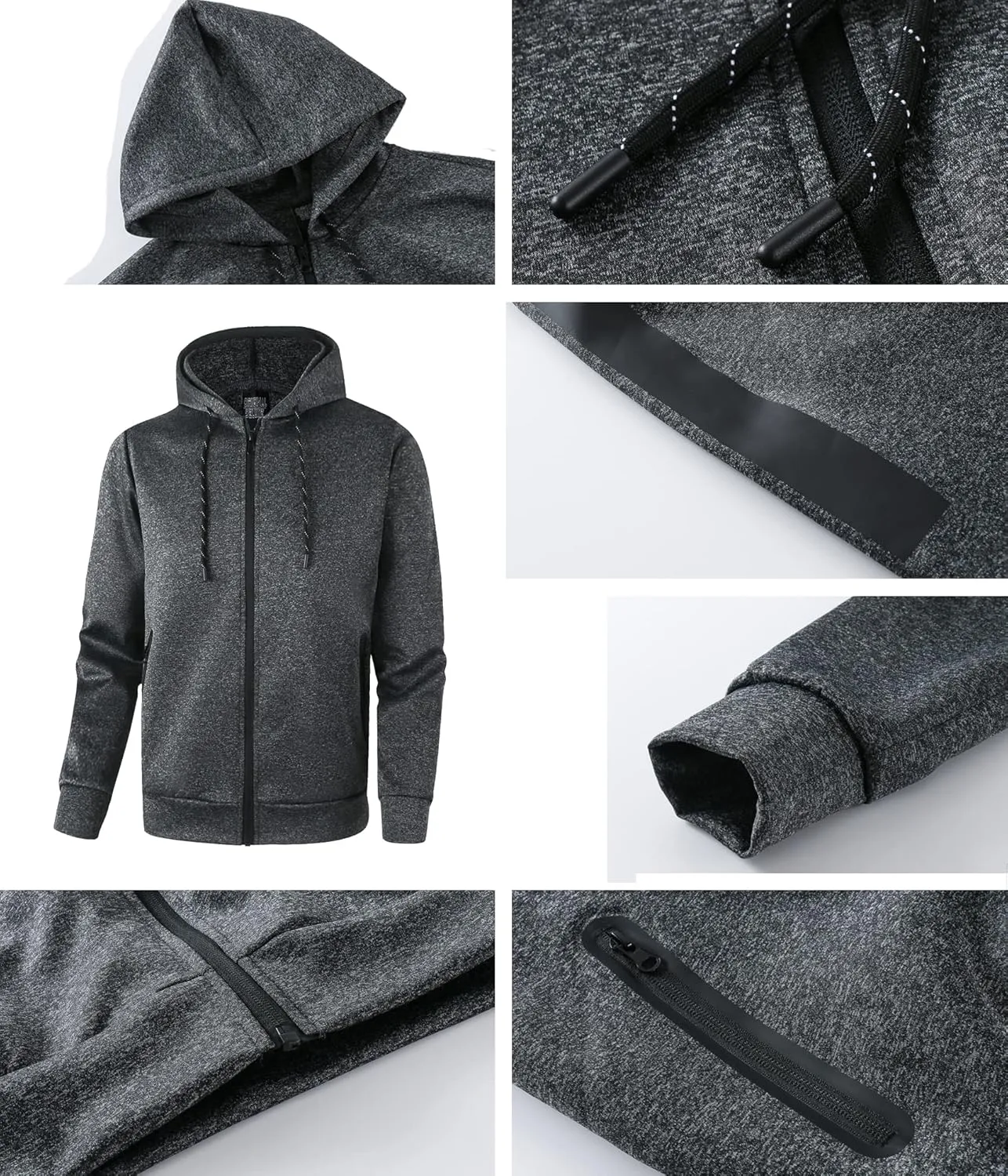 Abovewater Men's Tracksuits Sweatsuits for Men Set Track Suits 2 Piece Casual Athletic Jogging Warm Up Full Zip Sweat Suits