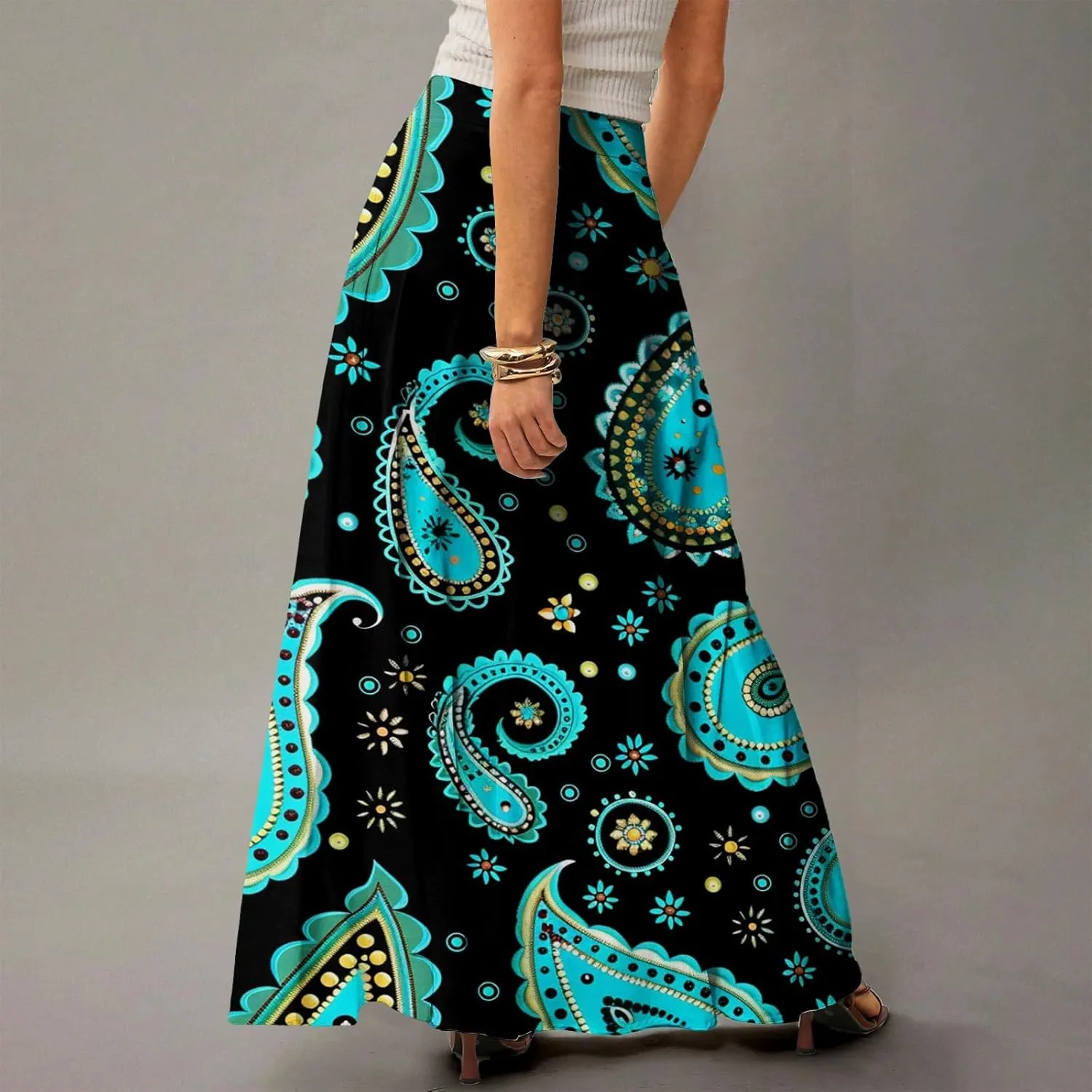 Beach Skirts for Women, Summer Elegantes Maxi Casual Trendy Womens Skirts