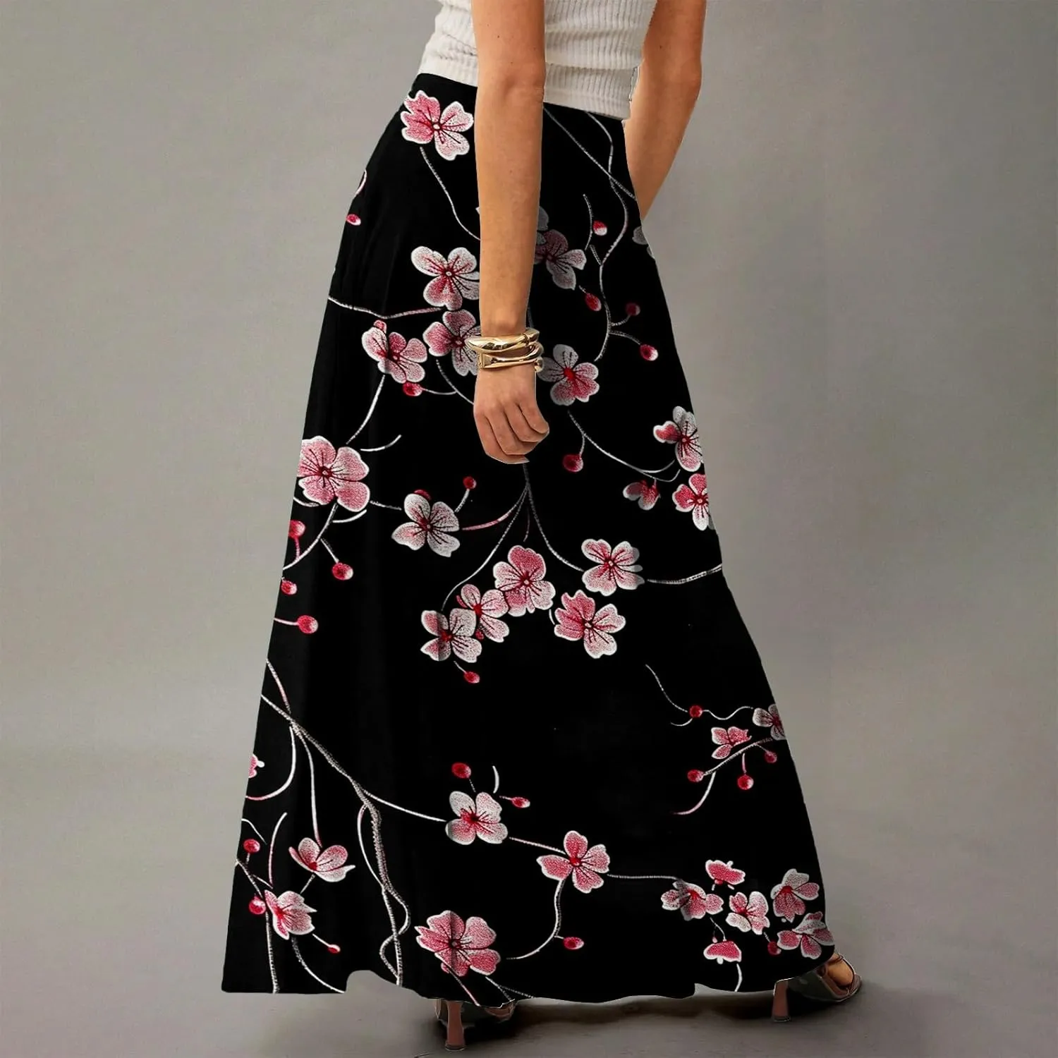 Beach Skirts for Women, Summer Elegantes Maxi Casual Trendy Womens Skirts