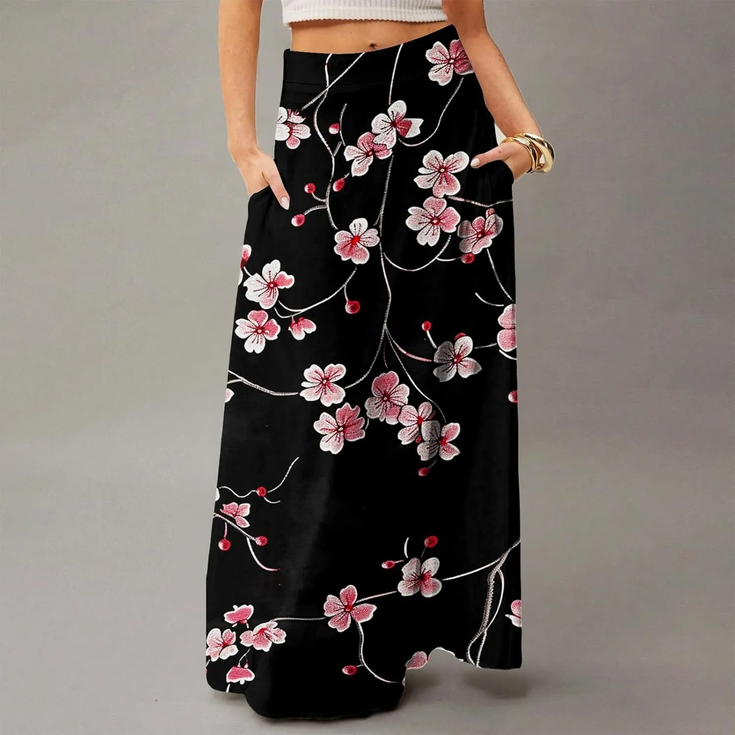 Beach Skirts for Women, Summer Elegantes Maxi Casual Trendy Womens Skirts