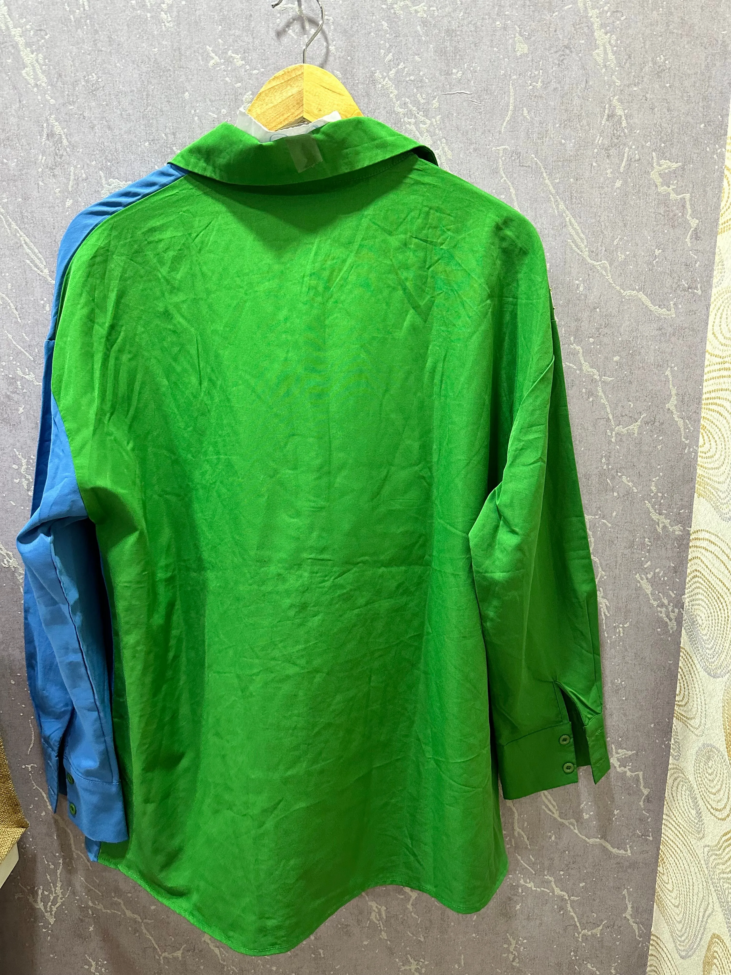 Blue & Green Shirt