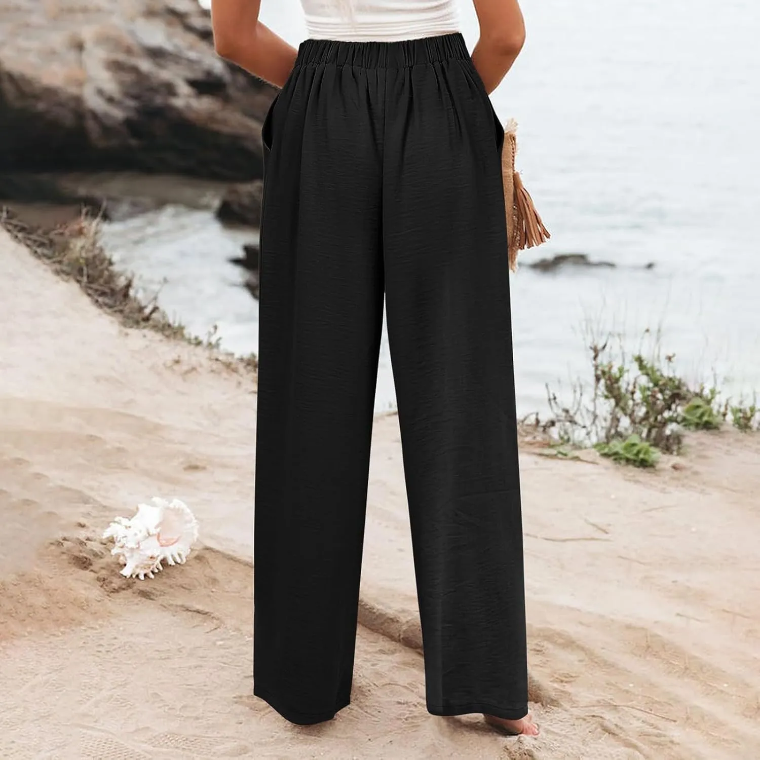 Cargo Pants for Women Women High Waist Casual Work Business Casual High Waisted Dressy Pants Flowy Trousers Office
