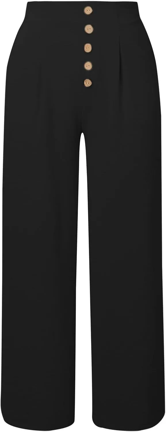 Cargo Pants for Women Women High Waist Casual Work Business Casual High Waisted Dressy Pants Flowy Trousers Office