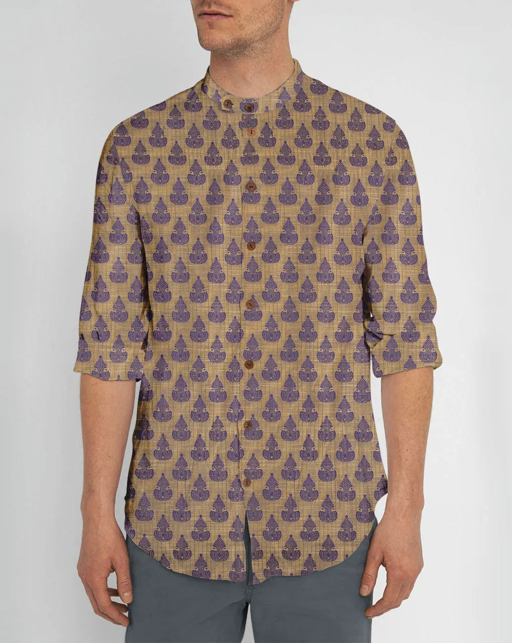 Jacquard Chanderi Fabric