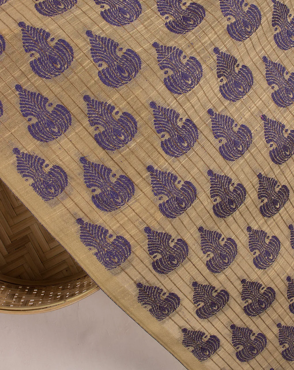 Jacquard Chanderi Fabric