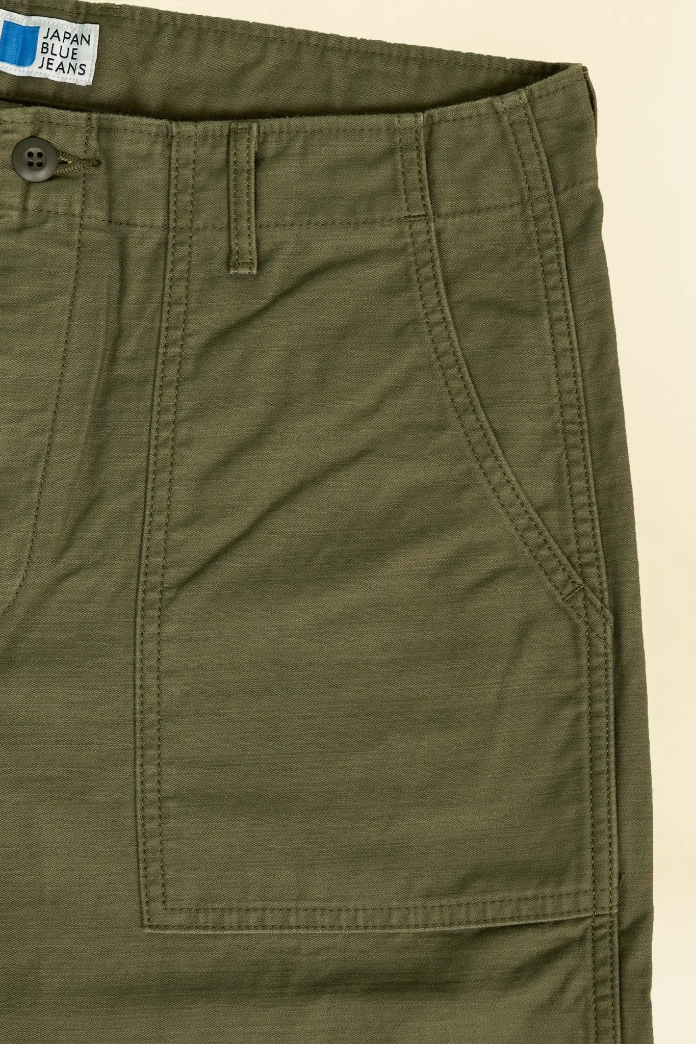 Stylish Japanese Blue Military-Inspired Modern Baker Pants