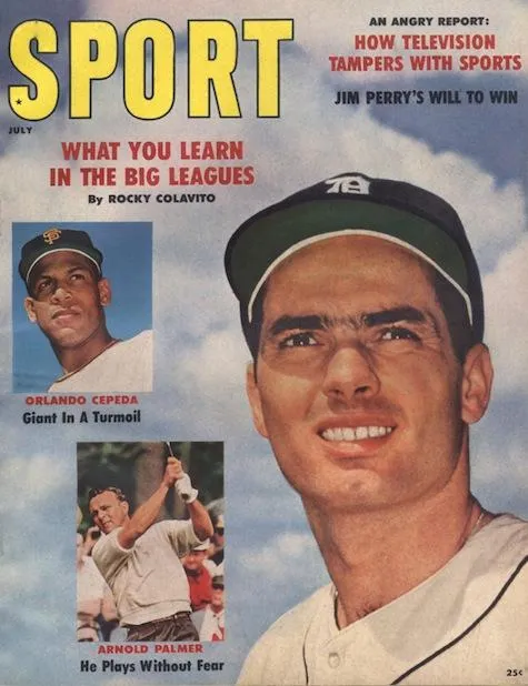 July 1961 SPORT Cover (Rocky Colavito, Orlando Cepeda, Arnold Palmer)