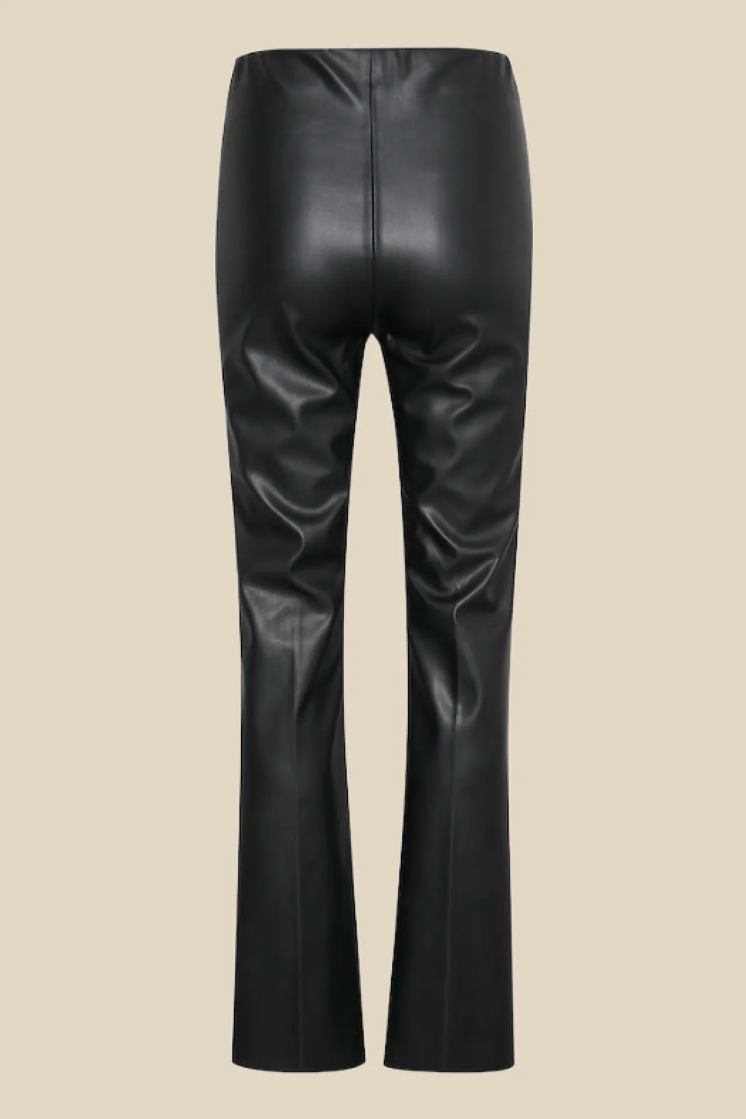Sleek Kaylee Faux Leather Straight-leg Pants