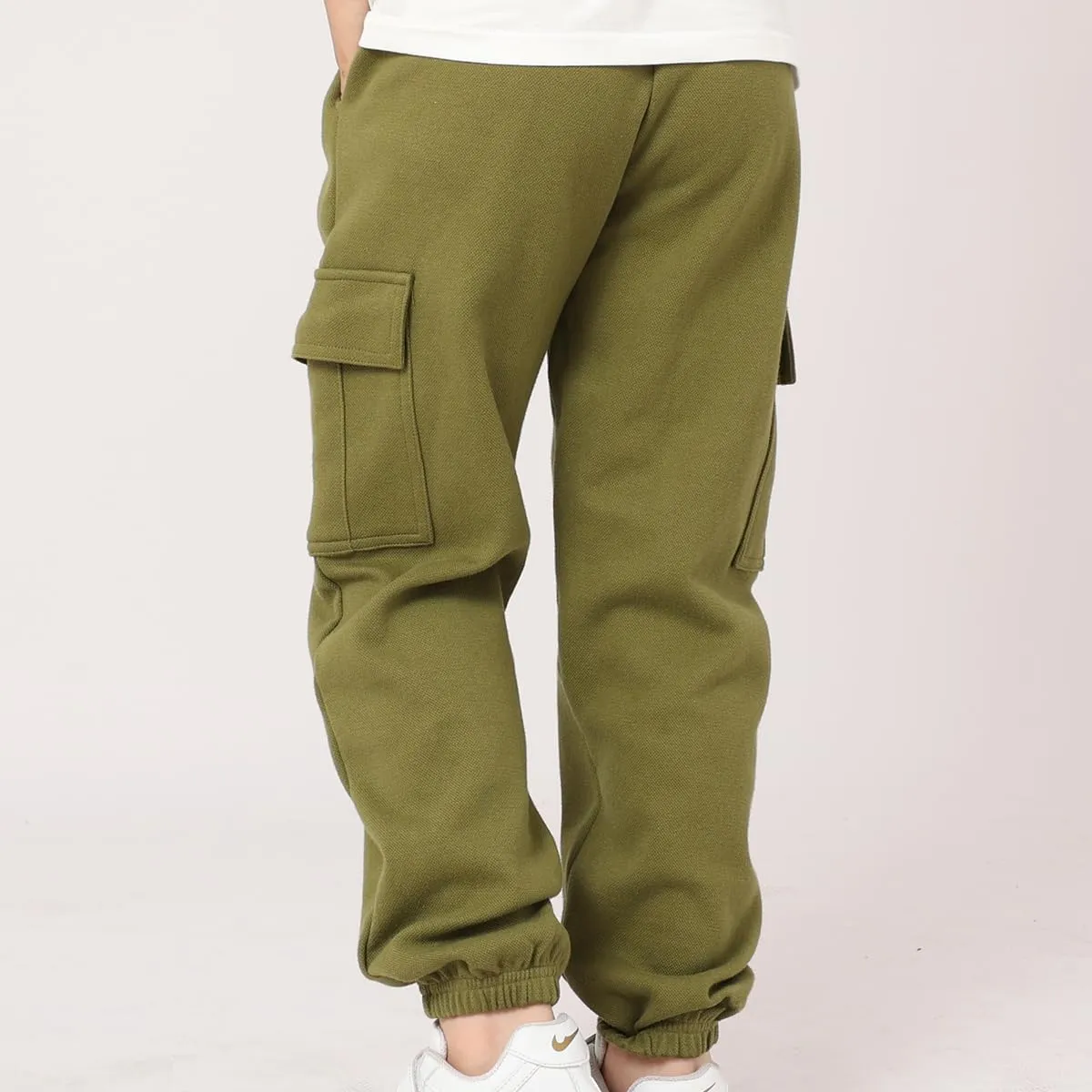 KISBINI Boy's Cotton Camouflage Sweatpants Sports Pants for Children