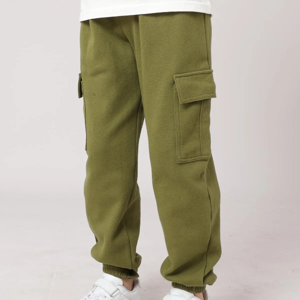 KISBINI Boy's Cotton Camouflage Sweatpants Sports Pants for Children