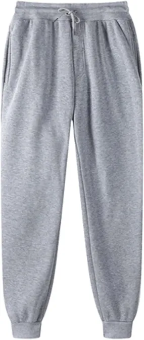 LRMQS Womens Joggers Pants Elastic Waisted Sweatpant with Pockets Casual Active Workout Running Sports Trousers