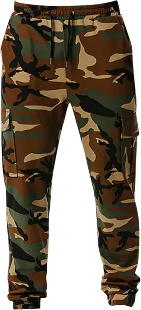 Man Pants for Men Men's Patchwork Camouflage Jogging Pants Outdoor Sports Fitness Sweatpants