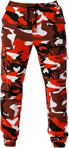 Man Pants for Men Men's Patchwork Camouflage Jogging Pants Outdoor Sports Fitness Sweatpants