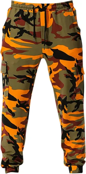 Man Pants for Men Men's Patchwork Camouflage Jogging Pants Outdoor Sports Fitness Sweatpants