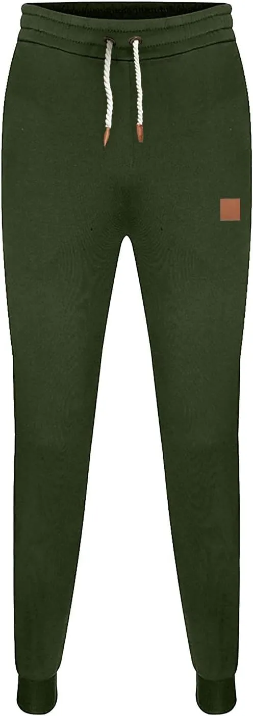 Men Splicing Printed Overalls Casual Pocket Sport Work Casual Trouser Pants Mens Cargo Pants