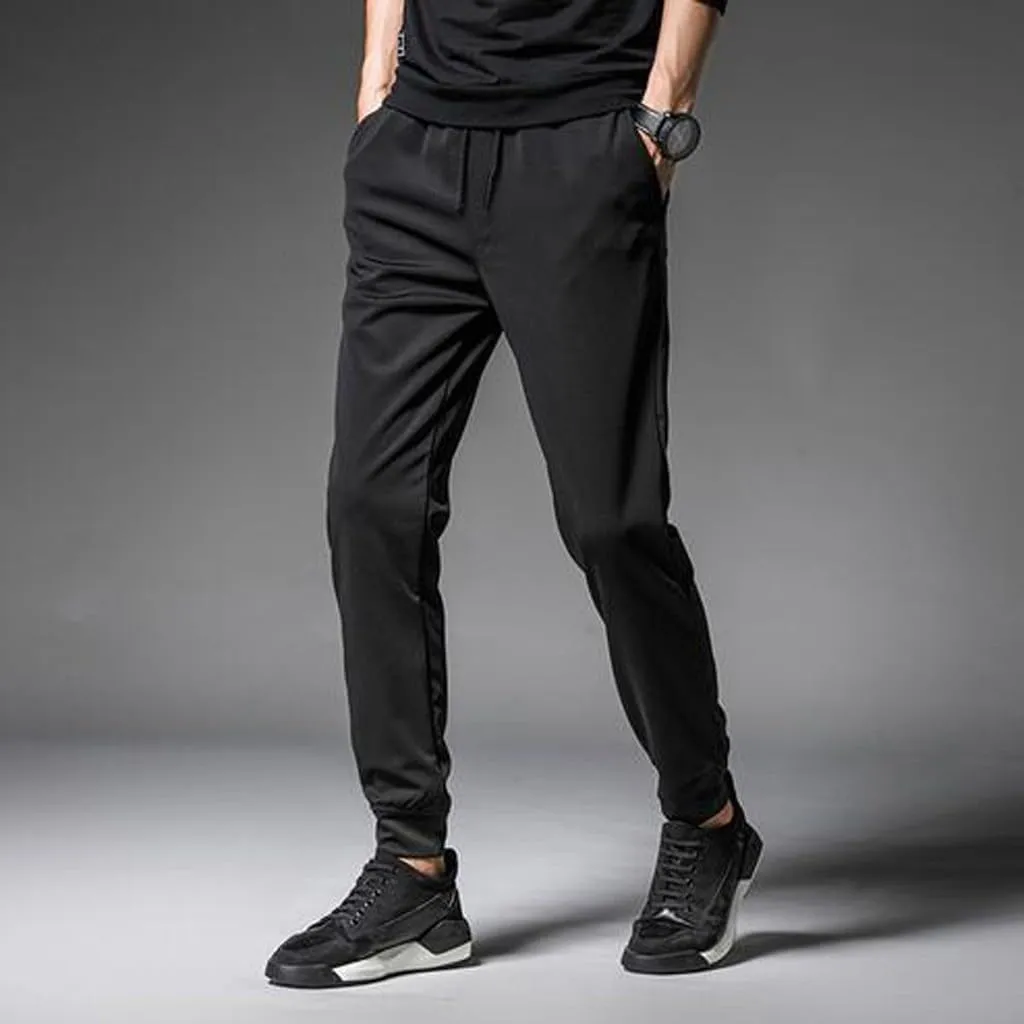 Mens Cargo Sweatpants Casual Jogging Sports Elastic with Pockets Men's Men's Pants Fleece Active Tech Joggers