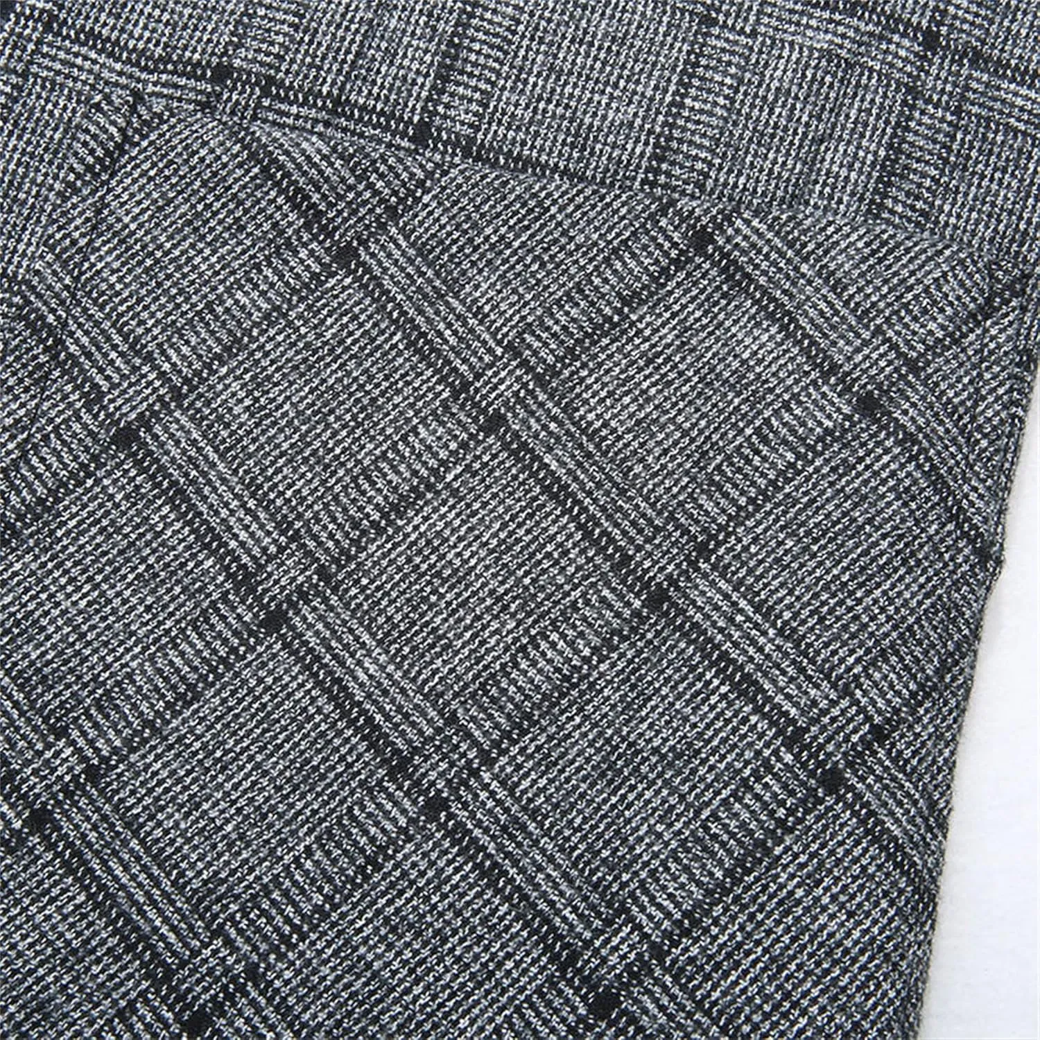 Mens Casual Suit Blazer Jackets Slim Fit Plaid Business Sports Coat One Button Suit Jacket Lightweight Wedding