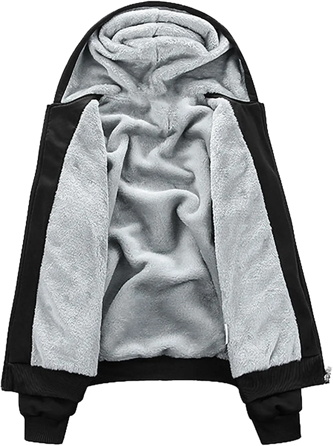 Men's Tracksuits 2 Piece Fleece Lined Tracksuit Set Outfits Jogging Sweatsuit Outdoor Athletic Hoodies Sweatpant Sets
