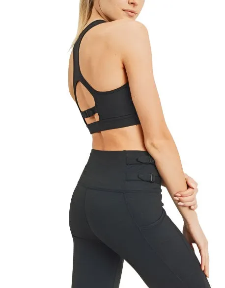 Mono B Harness Strap Bra Top AT2861