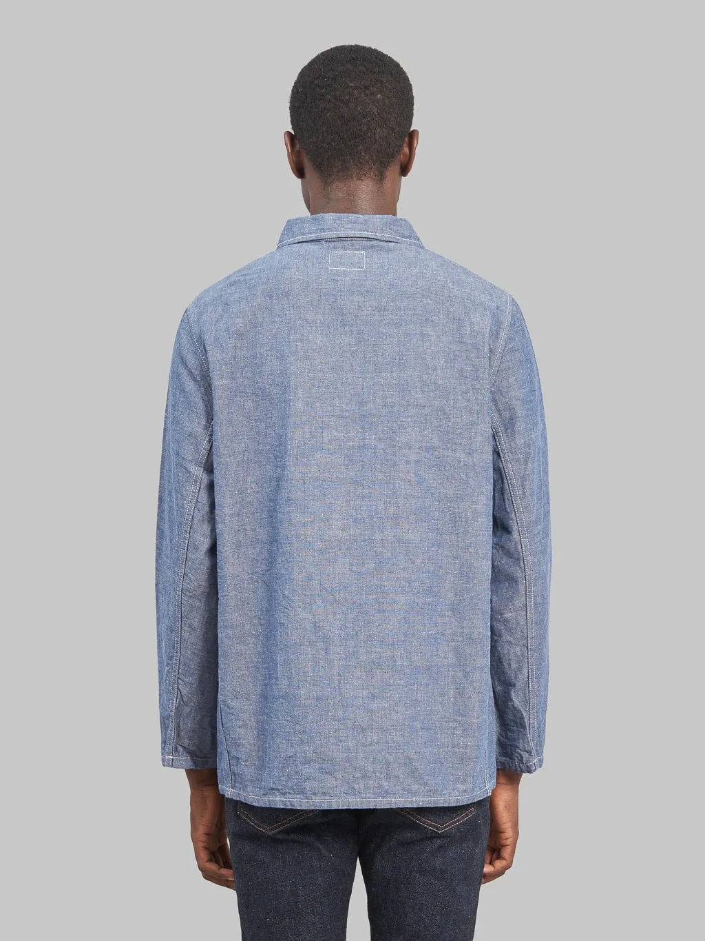Premium ONI Denim 8.3oz Heavy Chambray Blue Gray Coverall