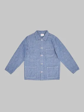 Premium ONI Denim 8.3oz Heavy Chambray Blue Gray Coverall