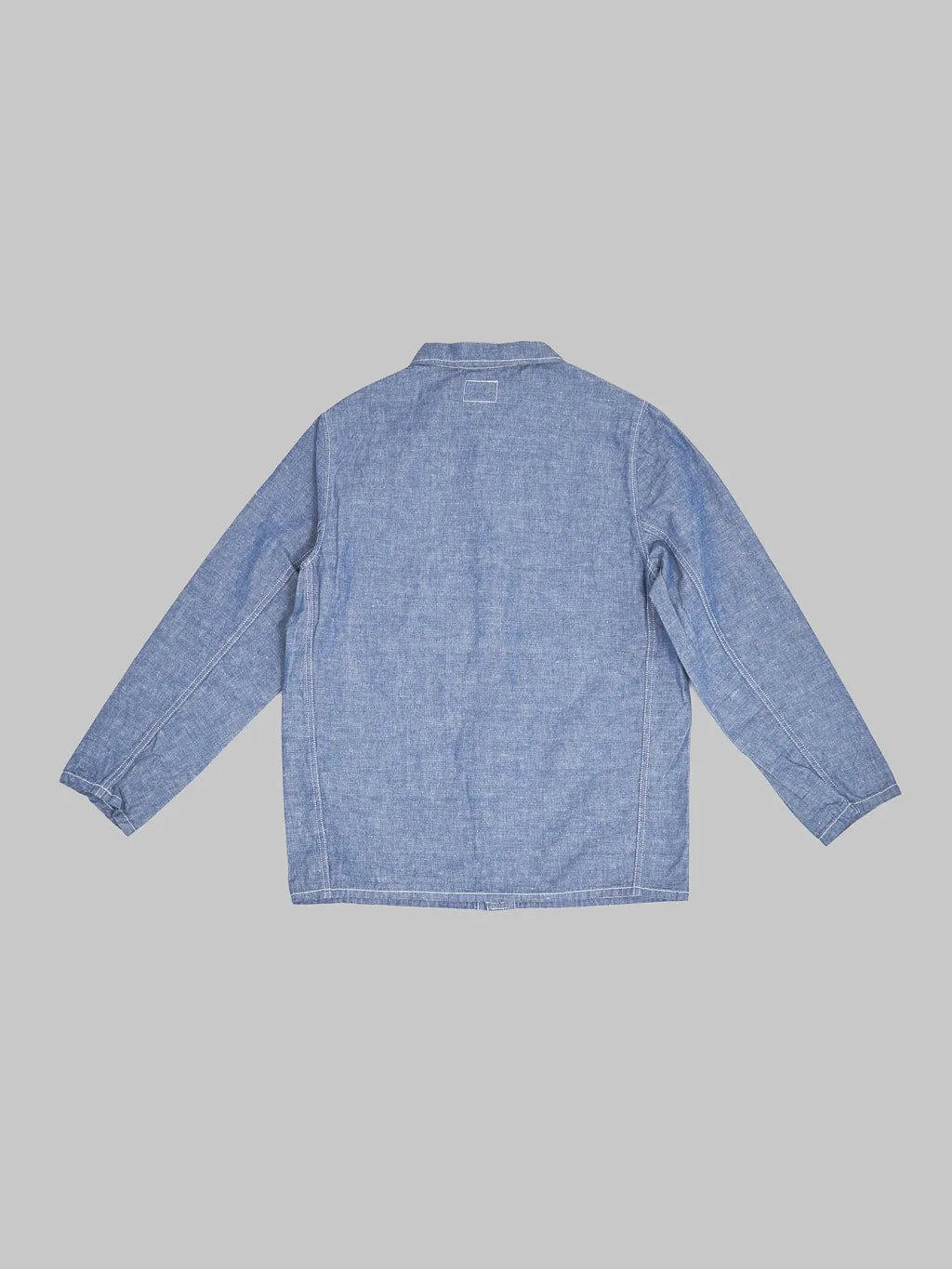 Premium ONI Denim 8.3oz Heavy Chambray Blue Gray Coverall