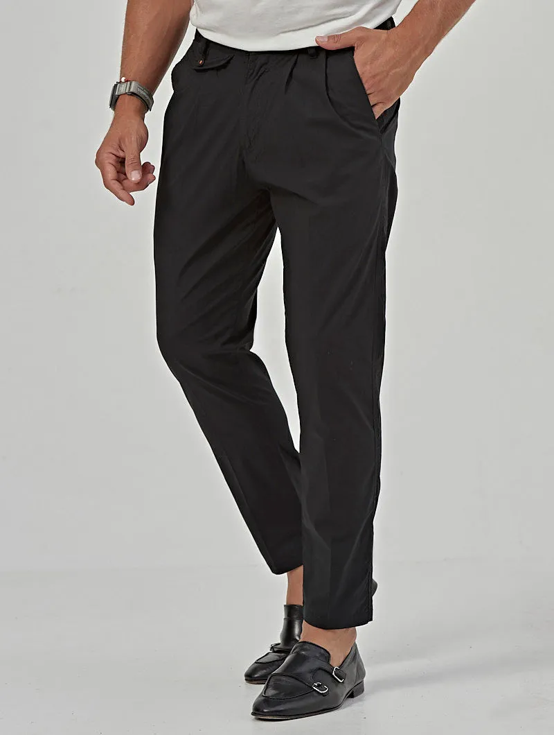 PETER CASUAL PANTS IN BLACK