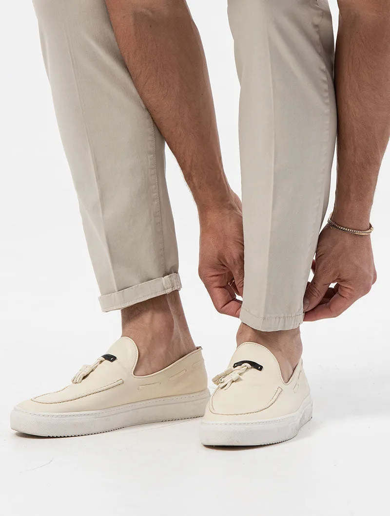 ROMAN CASUAL PANTS IN BEIGE