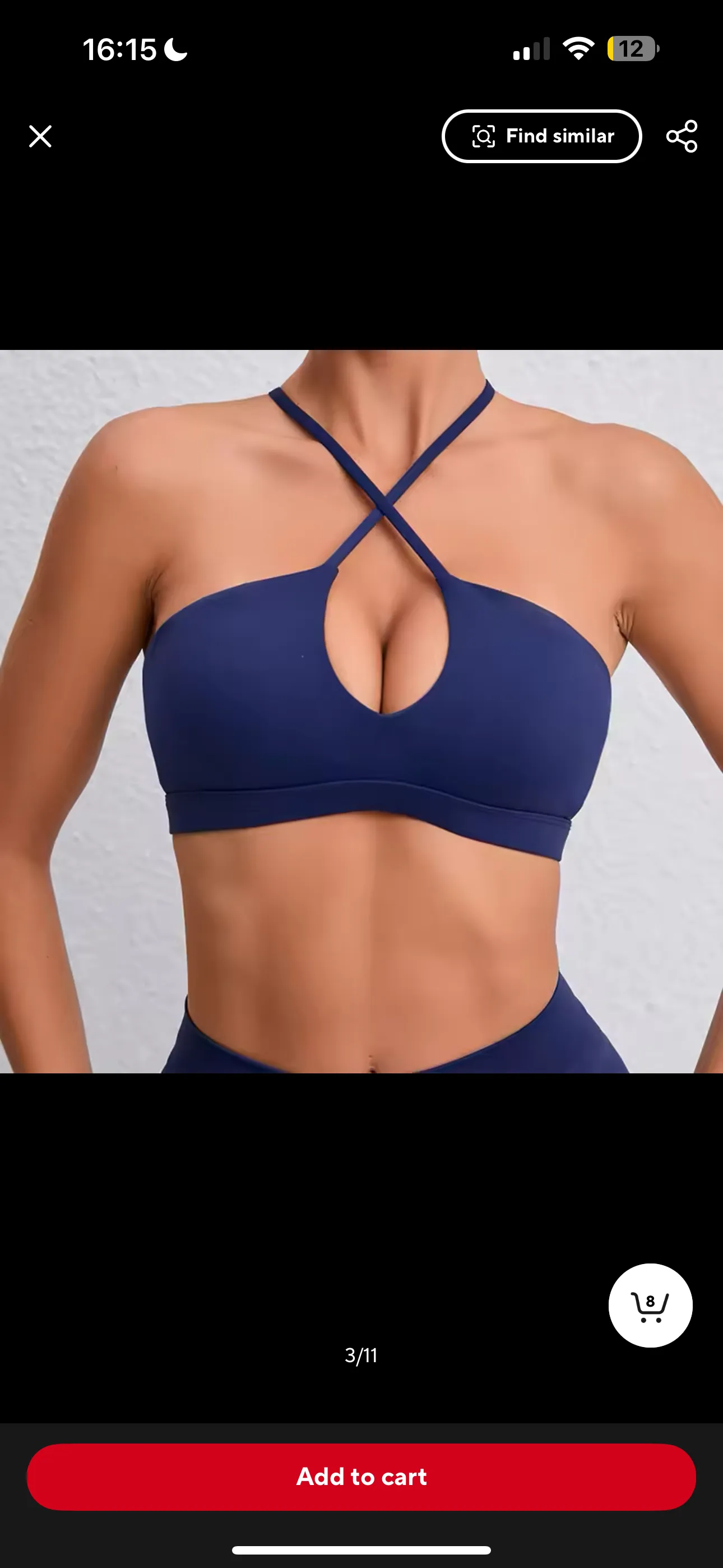 Serena Twist Sports Top