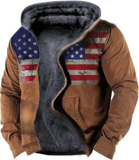 Sport Jackets for Men Men's Casual Camouflage Sports Sweatshirt Long Sleeve Zipper Hooded Jacket Coat Jackets