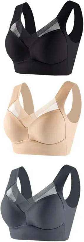 Women's Comfortable and Sexy Sports Gathering Thin Bra and Tank Top Style Underwear Girls Sports Bra for Women