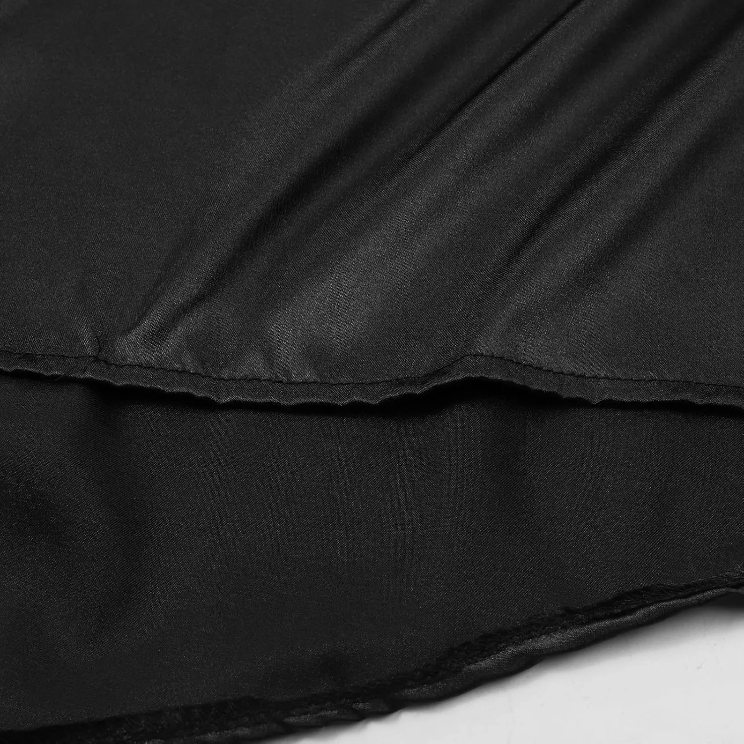 Women's Satin Prom Dresses with Slit Strapless Cowl Neck Corset Formal Dresses A Line Ball Gowns with Pockets